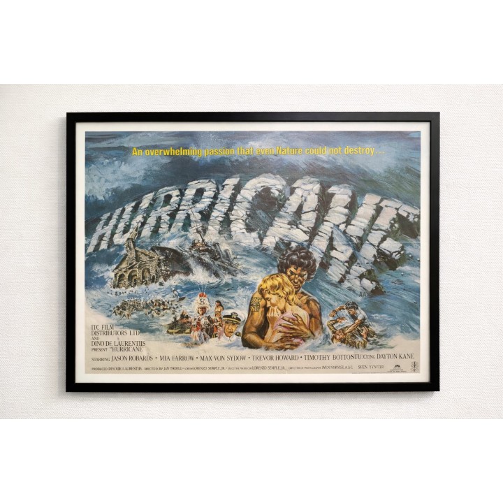 Hurricane vintage original UK Quad Poster 1