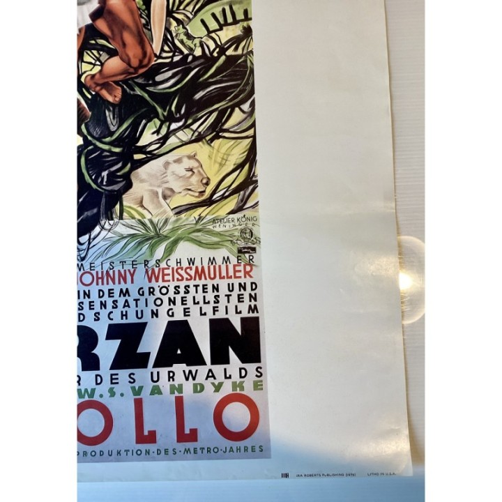 Tarzan at Apollo Germany vintage original German Poster 3