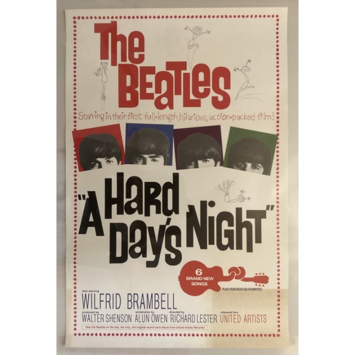 The Beatles - A Hard Day's Night original Poster 2