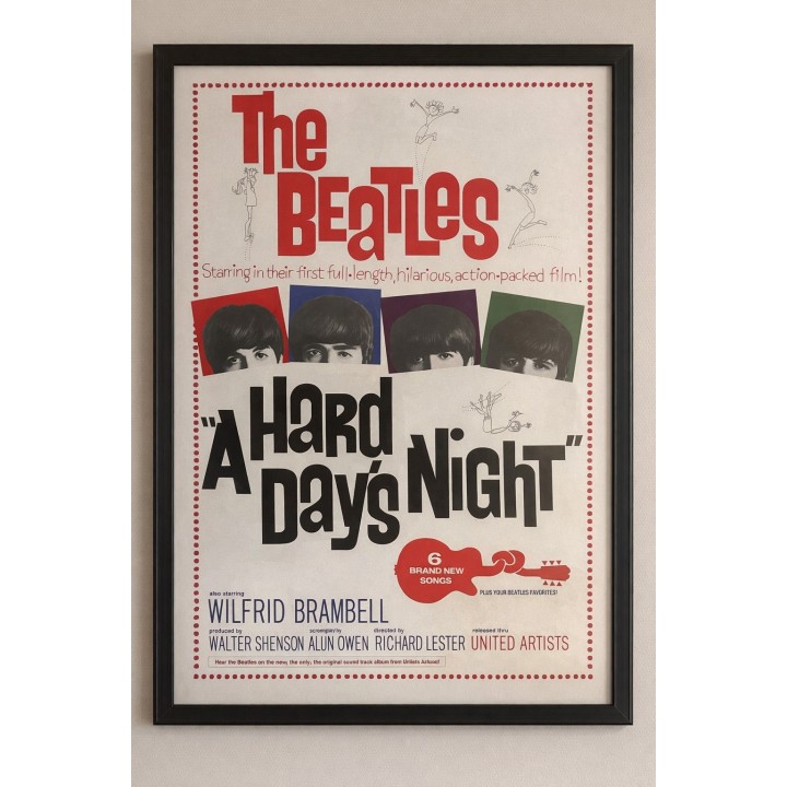 The Beatles - A Hard Day's Night original Poster
