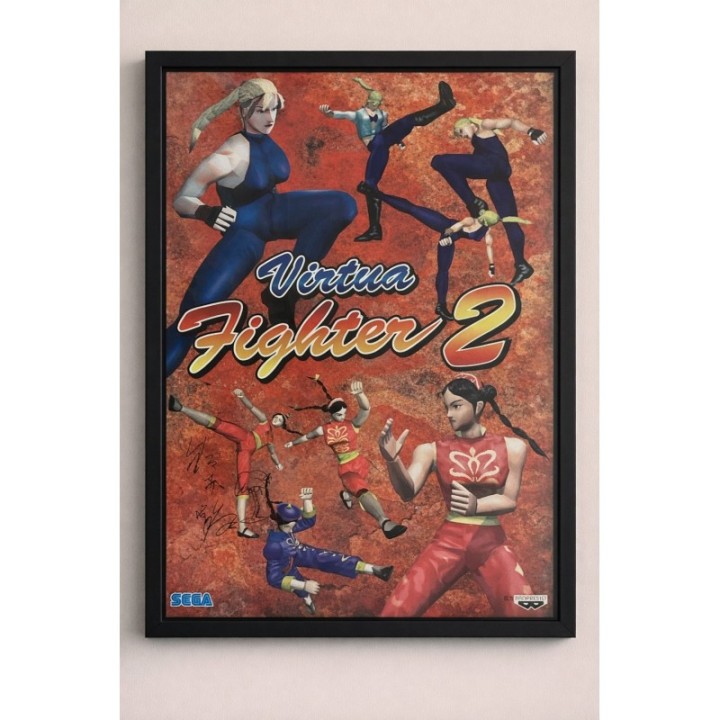 Virtua Fighter 2 original B2 Poster 1